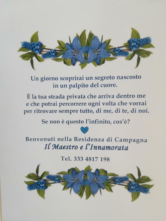 Il Maestro E L'Innamorata Sutri Exterior photo